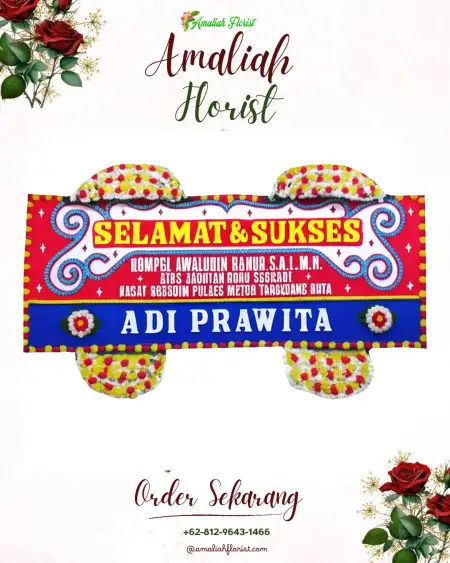 Papan Bunga Ucapan Selamat Kedungwungu